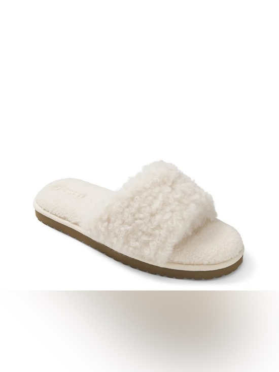 Bombas Shoes - Bombas Sunday Cream Shearling Slide Slippers